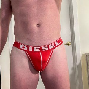 DIESEL FRESH & BRIGHT JOCKY JOCKSTRAP RED